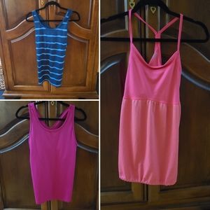 Womens XL Workout Tank Top Shirt Bundle champion c9